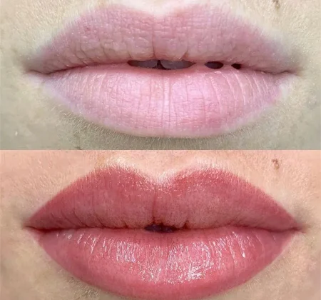 permanent make-up Lippen
